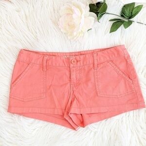 Mossimo Supply Co Orange short summer shorts Sz 5 Womens low rise Y2K 90s